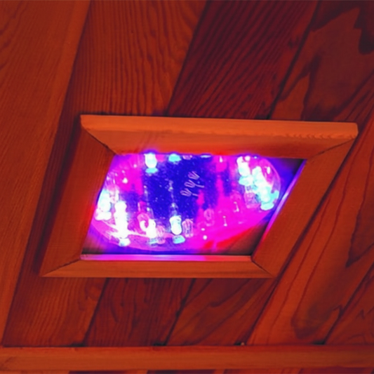 Sunray Sierra 2-Person Infrared Cedar Sauna with Carbon Heaters