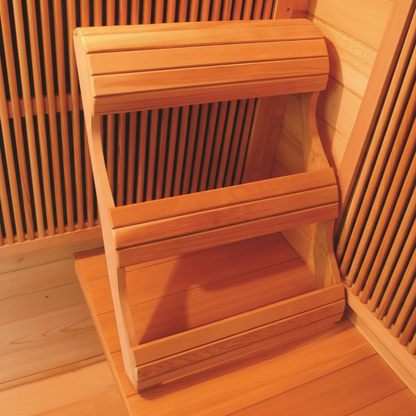Sunray Sierra 2-Person Infrared Sauna – Canadian Red Cedar with 7 Carbon Heating Panels