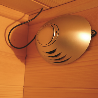 Sunray Sierra 2-Person Infrared Sauna – Canadian Red Cedar with 7 Carbon Heating Panels